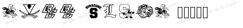 NCAA Seton字体转换